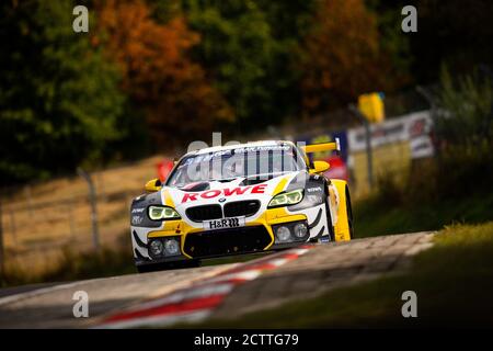 99 Sims Alexander (gbr), Catsburg Nicky (nld), Yelloly Nick (gbr), Eng Philipp (aut), Rowe Racing, BMW M6 GT3, action pendant les 2020 24 heures de Nurb Banque D'Images