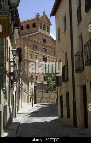 Salamanca España Hiszpania Espagne, Espagnol, un fragment de la vieille ville - magnifiques maisons, bâtiments et églises. Ein fragment der Altstadt Banque D'Images