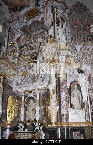 Tolède, España, Hiszpania, Espagne, Espagnol; Cathédrale primate de Sainte Marie; la catedral de Santa María; Katedra Najświętszej Marii Panny 托莱多主教座堂 Banque D'Images