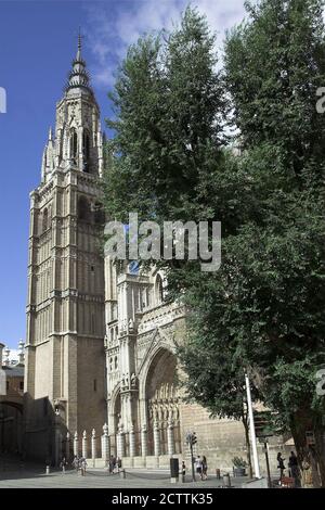 Tolède, España, Hiszpania, Espagne, Espagnol; Cathédrale primate de Sainte Marie; la catedral de Santa María; Katedra Najświętszej Marii Panny 托莱多主教座堂 Banque D'Images