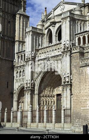 Tolède, España, Hiszpania, Espagne, Espagnol; Cathédrale primate de Sainte Marie; la catedral de Santa María; Katedra Najświętszej Marii Panny 托莱多主教座堂 Banque D'Images