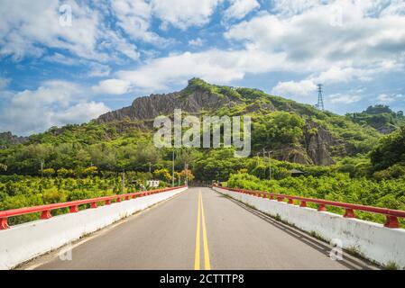 Paysage des badlands de Liji dans la ville de taitung, taïwan Banque D'Images