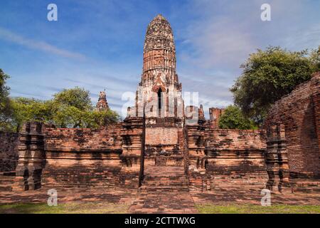 Wat Phra RAM à Ayutthaya, Thaïlande. Banque D'Images