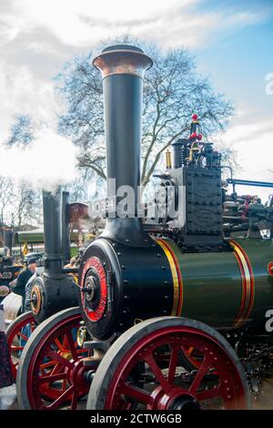 Moteurs à vapeur et véhicules au Chatham Dockyard's Festival of Steam and transport 2016 Banque D'Images