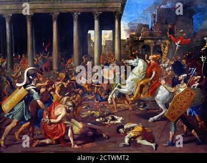 La destruction du Temple à Jérusalem 1635 Nicolas Poussin 1594 - 1665 France Français Banque D'Images