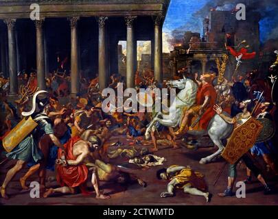 La destruction du Temple à Jérusalem 1635 Nicolas Poussin 1594 - 1665 France Français Banque D'Images