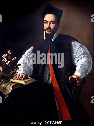 Maffeo Barberini (Urbanus VIII) Portrait du Pape urbain VIII 1596-1597 Michel-Ange Merisi da Caravaggio, 1571-1610 Italien, Italie, Banque D'Images