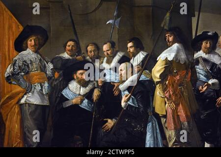 Compagnie du capitaine Reinier Reael et du lieutenant Cornelis Michielsz. Blaeuw, connue sous le nom de «Megarre Company 1633-1637 Frans Hals (1582/1583–1666) et Pieter Codde (1599–1678) Néerlandais pays-Bas Banque D'Images