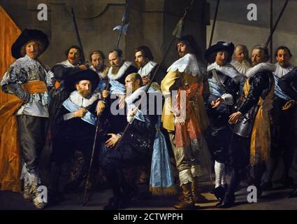 Compagnie du capitaine Reinier Reael et du lieutenant Cornelis Michielsz. Blaeuw, connue sous le nom de «Megarre Company 1633-1637 Frans Hals (1582/1583–1666) et Pieter Codde (1599–1678) Néerlandais pays-Bas Banque D'Images