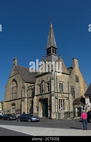Angleterre, Gloucestershire, Stow-on-the-Wold, place du marché Banque D'Images