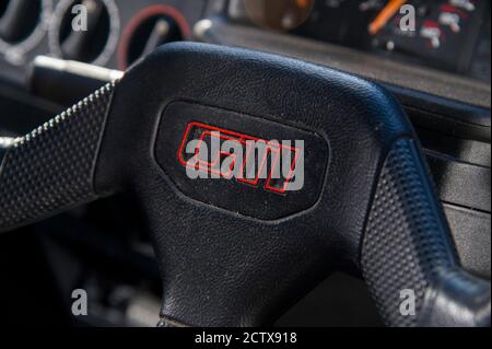 Peugeot 205 GTI porte d'accès française Banque D'Images