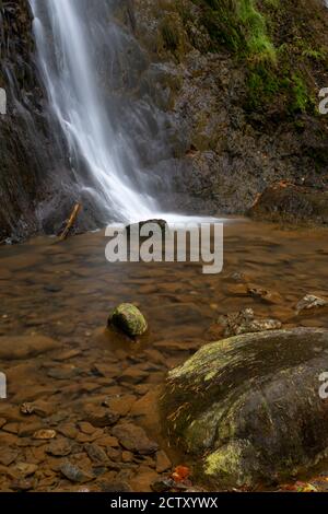 Gray Mare's Tail Watercascade, Llanrwst, Snowdonia, pays de Galles du Nord Banque D'Images