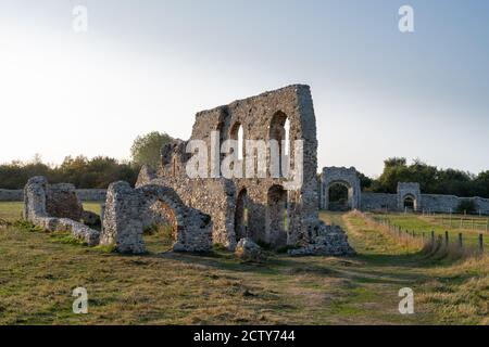 Greyfriars Monastrey - Dunwich Banque D'Images