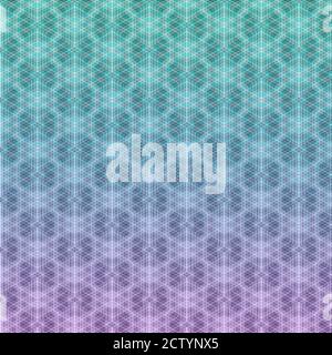 Une image d'arrière-plan abstraite futuriste à motif de grille en forme d'hexagone. Banque D'Images