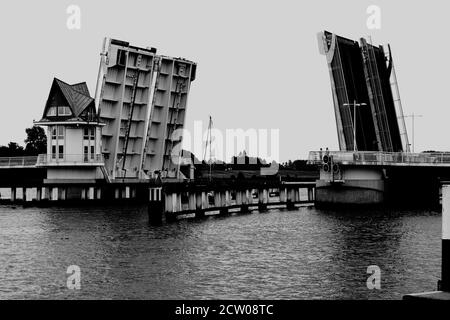 Schleibrücke dans Kappeln, Schleswig-Holstein - Allemagne Banque D'Images