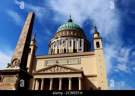 Eglise Saint-Nicolas dans le centre de Potsdam - Brandebourg , Allemagne Banque D'Images