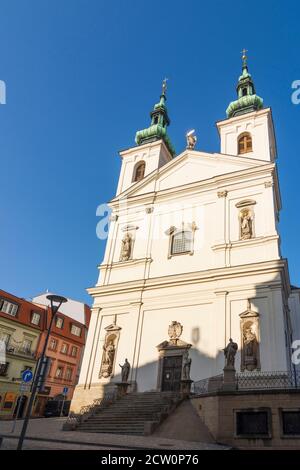 Brno (Brünn): eglise St Michael dans la vieille ville, Jihomoravsky, Südmähren, Moravie du Sud, Tchèque Banque D'Images