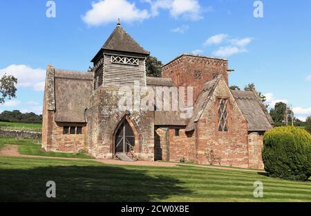 Brockhampton All Saints Church à Hereford, église de style artisanat Banque D'Images