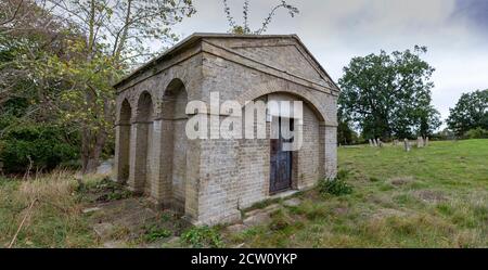 Mausolée d'Arcedeckne, tout le chantier de l'église Saint, Hacheston, Suffolk Banque D'Images