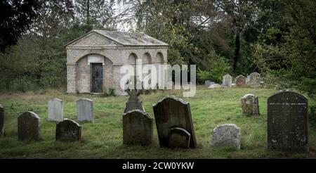 Mausolée d'Arcedeckne, tout le chantier de l'église Saint, Hacheston, Suffolk Banque D'Images