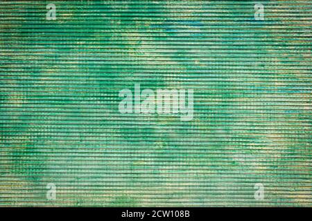 Arrière-plan abstrait vert foncé texturé de métal abîmé Banque D'Images