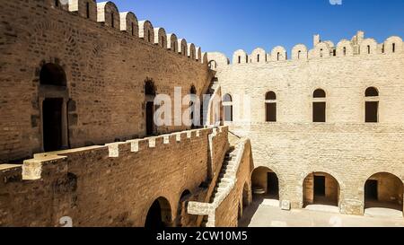 Forteresse de Ribat à Sousse, Tunisie. Banque D'Images