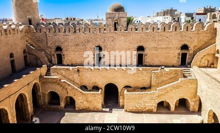 Forteresse de Ribat à Sousse, Tunisie. Banque D'Images