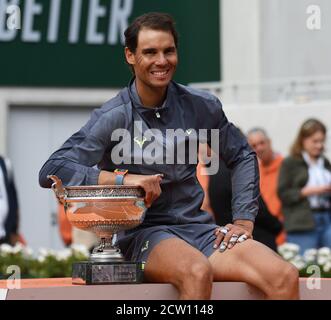 Paris, France. 26 septembre 2020. Roland Garros Paris French Open 27/09/2020 Dy Jannick sinner (ITA) match du premier tour crédit: Roger Parker/Alamy Live News Banque D'Images