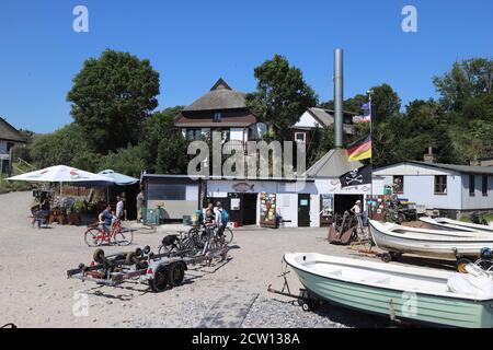 Fisching Village Vitt Rügen Banque D'Images