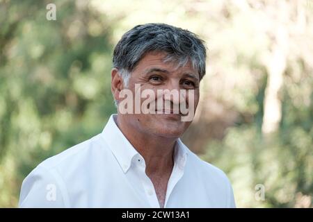 Toni Nadal, (Manacor, 22 février 1961) entraîneur espagnol et entraîneur physique d'entraîneur de tennis depuis le début de sa carrière jusqu'en 2017, par Rafael Na Banque D'Images