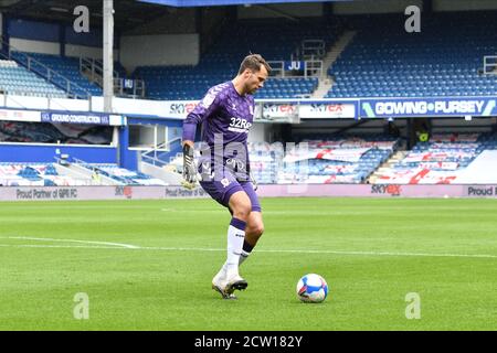 LONDRES, ANGLETERRE. 26 SEPT 2020 Marcus Bettinelli de Middlesbrough en action pendant le match de championnat Sky Bet entre Queens Park Rangers et Middlesbrough au stade Loftus Road, Londres, le samedi 26 septembre 2020. (Credit: Ivan Yordanov | MI News) Credit: MI News & Sport /Alay Live News Banque D'Images