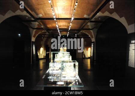 Rétrospective Coco Chanel au Palais Galliera à Paris, le 29 septembre 2020. Le musée de la mode a récemment rouvert ses portes au public après 2 ans de reno. Banque D'Images