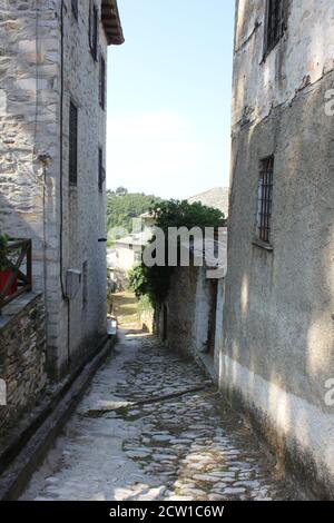 Village de Pinakates à Mont Pelio , Grèce Banque D'Images