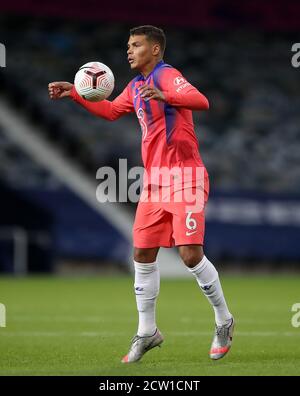 Thiago Silva de Chelsea pendant le match de la première Ligue aux Hawthorns, West Bromwich. Banque D'Images