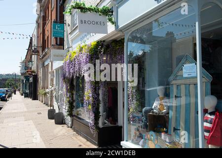 Marlow, Buckinghamshire, Royaume-Uni. 25 juin 2020. Marlow High Street reste calme après la pandémie du coronavirus. Crédit : Maureen McLean/Alay Banque D'Images