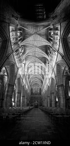 Intérieur de la cathédrale de Southwark (la cathédrale et la Collégiale de Saint-Sauveur et de Sainte-Marie-Overie), sud de Londres, Royaume-Uni Banque D'Images