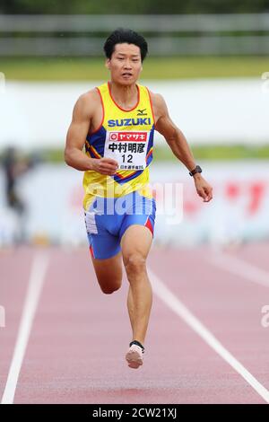 Nagano Athletic Stadium, Nagano, Japon. 26 septembre 2020. Akihiko Nakamura, le 26 SEPTEMBRE 2020 - Athlétisme : le 104e Championnat national de course et de terrain du Japon épreuves combinées Décathlon Homme 100m au Stade Athlétique Nagano, Nagano, Japon. Crédit: Naoki Nishimura/AFLO SPORT/Alay Live News Banque D'Images