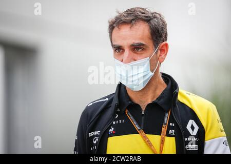 ABITEBOUL Cyril (fr), Directeur général de l'écurie Renault F1 Team, portrait du Grand Prix russe de Formule 1 VTB 2020, du 25 au 27 septembre 2020 o Banque D'Images