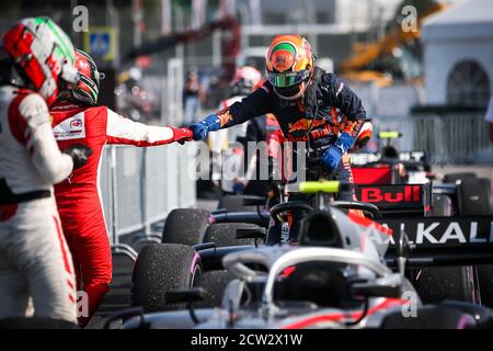 Daruvala Jehan (ind), Carlin, Dallara F2 2018, portrait, ambiance pendant la 10e manche du Championnat de Formule 2 2020 de la FIA à partir de septembre 25 Banque D'Images