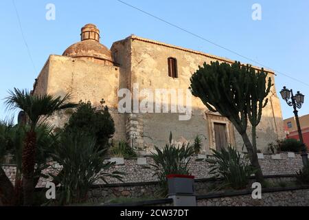 Milazzo - Scorcio della Chiesa di San Gaetano all'alba Banque D'Images