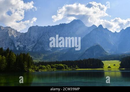 Laghi di Fusine Friuli Venezia Giulia Banque D'Images