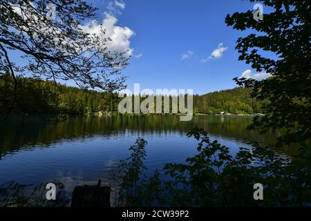 Laghi di Fusine Friuli Venezia Giulia Banque D'Images