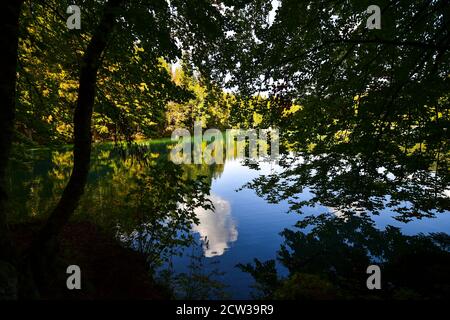 Laghi di Fusine Friuli Venezia Giulia Banque D'Images