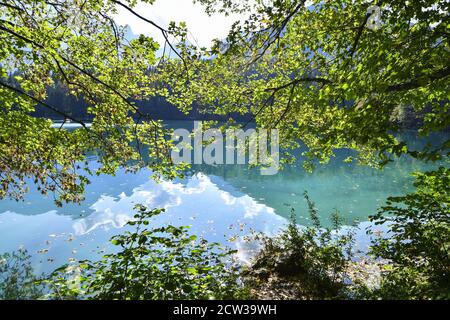 Laghi di Fusine Friuli Venezia Giulia Banque D'Images