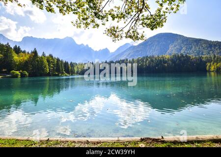 Laghi di Fusine Friuli Venezia Giulia Banque D'Images