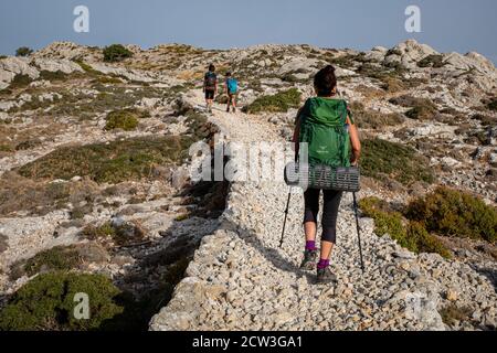 camino del Archiduque, - Camí de s'Arxiduc -, Valldemossa, Majorque, Iles Baléares, Espagne Banque D'Images