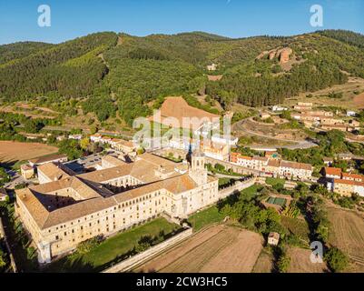 Real Monasterio de San Millán de Yuso, mandado construir en el año 1053 por el rey García Sánchez III de Navarra, San Millán de la Cogolla, la Rioja, Banque D'Images