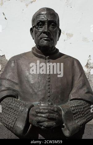 Dr Francisco Fulgencio Andrade Statue, Funchal, Madère Banque D'Images