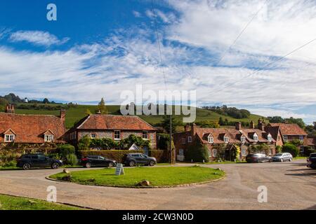 Le village de Turville dans le Buckinghamshire - un village typiquement anglais, où se trouvent de nombreux films et programmes de télévision Banque D'Images