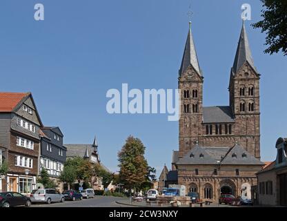 Cathédrale Saint-Pierre, Fritzlar, Hesse, Allemagne Banque D'Images